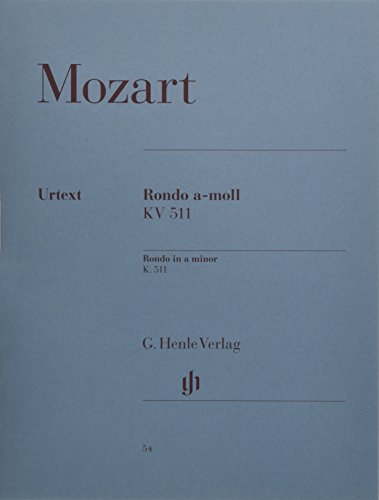 Rondo a-Moll KV 511. Klavier: Instrumentation: Piano solo (G. Henle Urtext-Ausgabe)