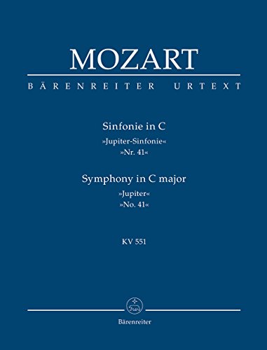 Sinfonie C-Dur KV 551 'Jupiter' (41). Studienpartitur: Urtext der Neuen Mozart-Ausgabe