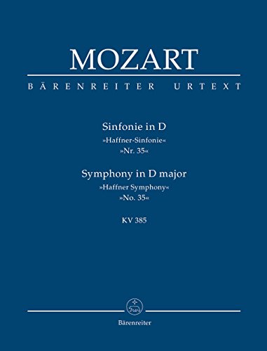 Sinfonie in D Nr. 35. Haffner-Sinfonie KV 385. Studienpartitur