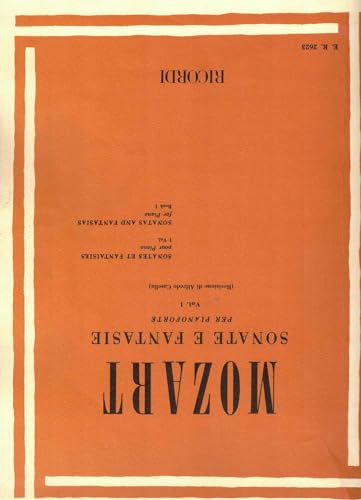 Sonate E Fantasie Volume I (PIANO)