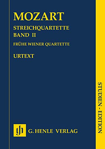 Streichquartette, Band II (Frühe Wiener Quartette); Studien-Edition: Besetzung: Streichquartette (Studien-Editionen: Studienpartituren)