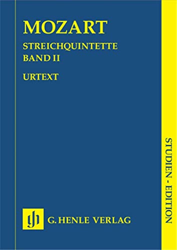 Streichquintette Band II, Studien-Edition: Besetzung: Streichquintette (Studien-Editionen: Studienpartituren)
