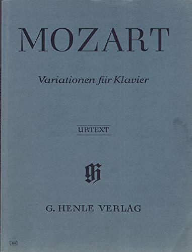 Variationen für Klavier: Besetzung: Klavier zu zwei Händen (G. Henle Urtext-Ausgabe) Variationen für Klavier: Besetzung: Klavier zu zwei Händen (G. Henle Urtext-Ausgabe)