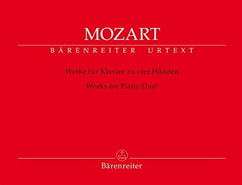 Werke für Klavier zu vier Händen: Urtext der neuen Mozart-Ausgabe