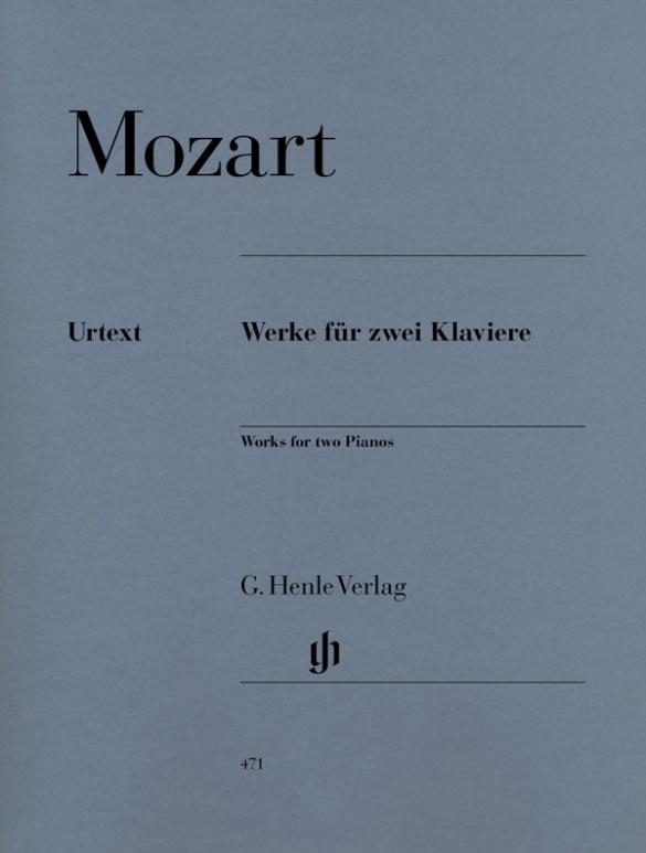 Mozart Wolfgang Amadeus - Werke für zwei Klaviere von Henle G. Verlag