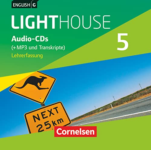 English G Lighthouse - Allgemeine Ausgabe - Band 5: 9. Schuljahr: Audio-CDs (Vollfassung) - Audio-Dateien auch als MP3