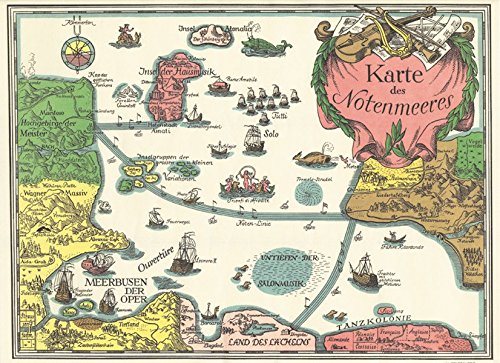 Karte des Notenmeeres von Bärenreiter