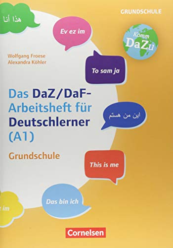 "Das bin ich" - das DaZ/DaF-Arbeitsheft für Deutschlerner (A1) Grundschule - Mit Aufgaben zum Gestalten, Schreiben und Sprechen: Kopiervorlagen von Cornelsen Vlg Scriptor