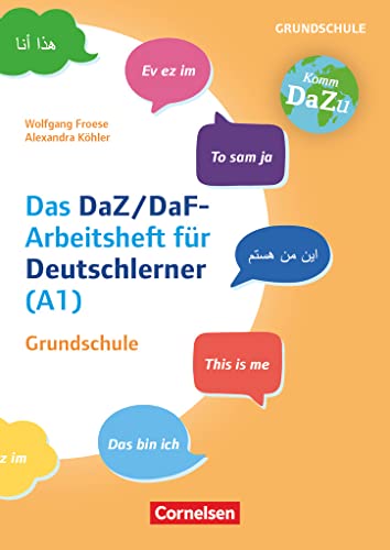 "Das bin ich" - das DaZ/DaF-Arbeitsheft für Deutschlerner (A1) Grundschule - Mit Aufgaben zum Gestalten, Schreiben und Sprechen: Kopiervorlagen