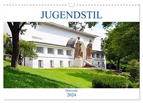 Jugendstil - Darmstadt (Wandkalender 2024 DIN A3 quer), CALVENDO Monatskalender