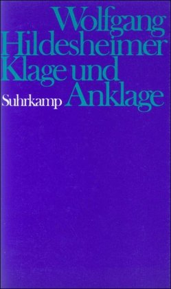 Klage und Anklage von Suhrkamp Verlag