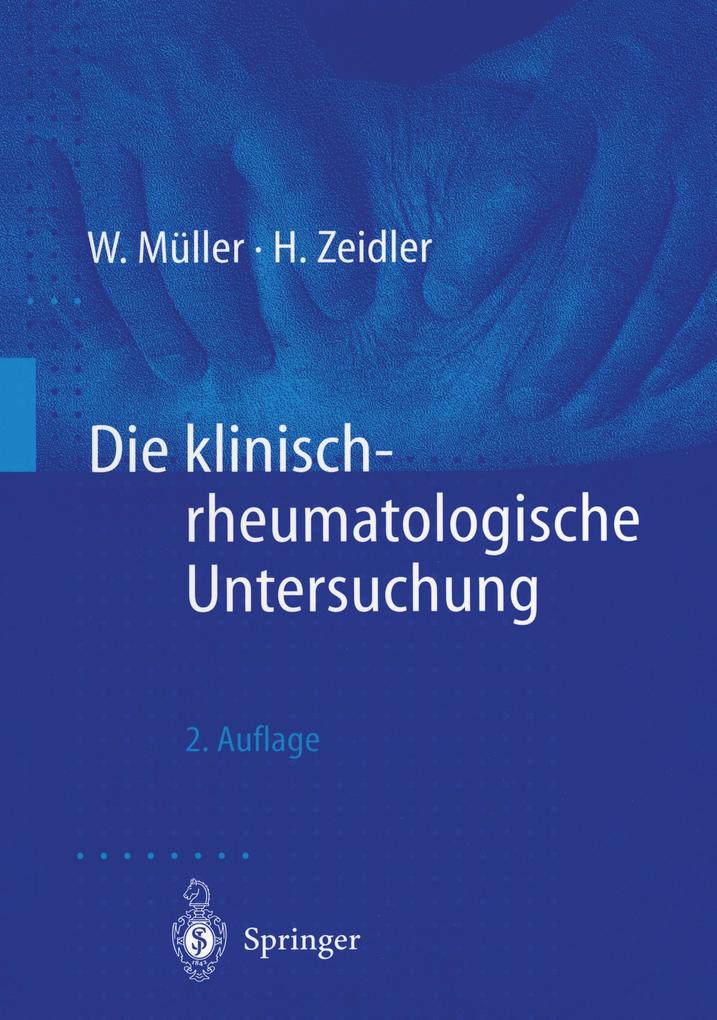 Die klinisch-rheumatologische Untersuchung von Springer Berlin Heidelberg