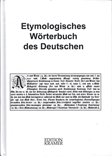 Etymologisches Wörterbuch des Deutschen