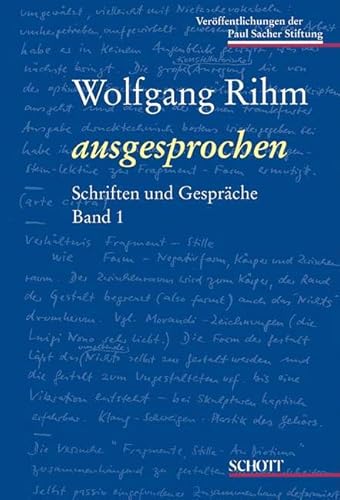 Schriften und Gespräche 1+2 von Schott Music Distribution