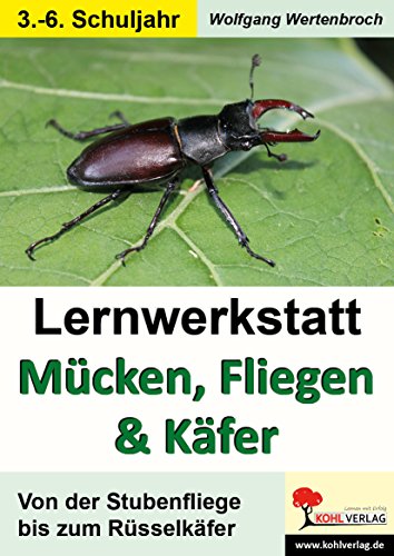 Lernwerkstatt Mücken, Fliegen und Käfer: Von der Stubenfliege bis zum Rüsselkäfer von KOHL VERLAG Der Verlag mit dem Baum