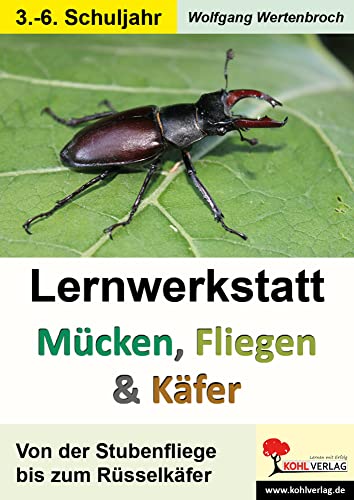 Lernwerkstatt Mücken, Fliegen und Käfer: Von der Stubenfliege bis zum Rüsselkäfer Lernwerkstatt Mücken, Fliegen und Käfer: Von der Stubenfliege bis zum Rüsselkäfer von KOHL VERLAG Der Verlag mit dem Baum
