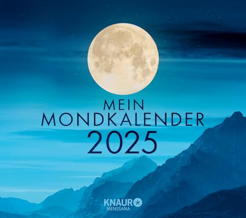 Mein Mondkalender 2022: Abreißkalender zum Aufstellen u. Aufhängen, m. täglichem Kalenderblatt & Inspirationen für jeden Tag, Informationen zu Mondeinflüssen, Namenstagen u. Jahresfesten, 13,0 x 11,5 cm von Droemer Knaur*