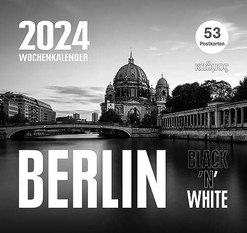 Berlin Black 'N' White Kalender (2024) (Kadmos' koole Postkartenkalender) von Kulturverlag Kadmos