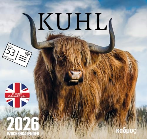 KUHL (2026): In perfect Ochsford English (Kadmos' koole Postkartenkalender) von Kadmos' koole Postkartenkalender