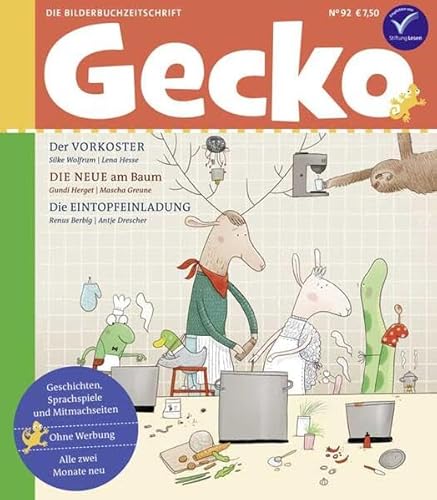 Gecko Kinderzeitschrift Band 92: Die Bilderbuchzeitschrift von Rathje & Elbel GbR