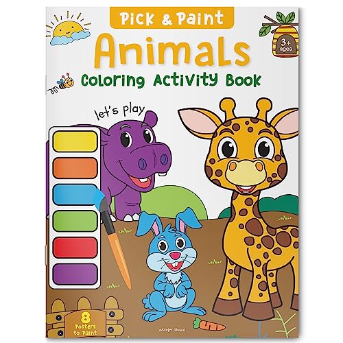Animals: Pick and Paint Coloring Activity Book Animals: Pick and Paint Coloring Activity Book