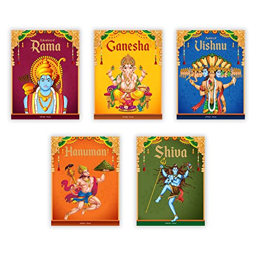 Children's First Mythology Stories: Ram / Shiva / Hanuman / Ganesha / Vishnu (Classic Tales from India)