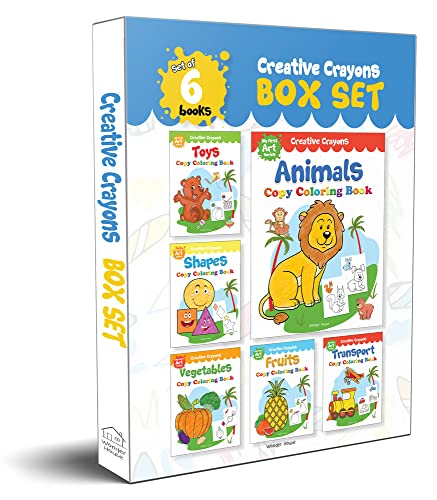 Colouring Books Super Boxset: Pack of Crayon Copy Colour Books for Kids Colouring Books Super Boxset: Pack of Crayon Copy Colour Books for Kids