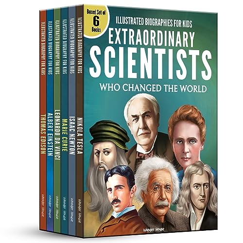 Extraordinary Scientists Who Changed the World: Set of 6 Books (Illustrated Biography for Kids)