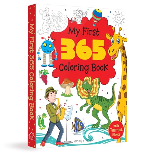 My First 365 Coloring Book: Jumbo Coloring Book for Kids With Tear Out Sheets