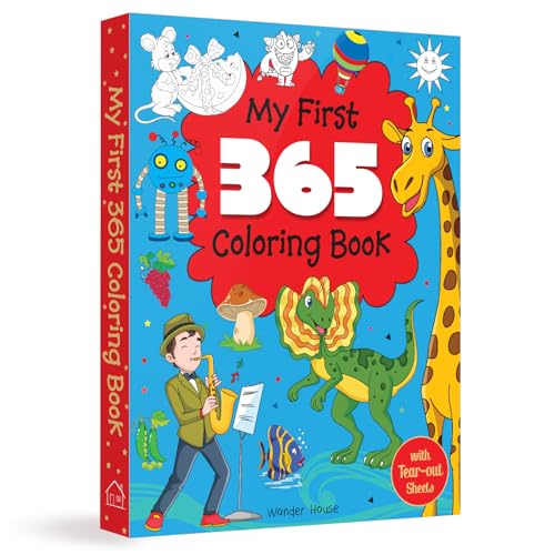 My First 365 Coloring Book: Jumbo Coloring Book for Kids With Tear Out Sheets