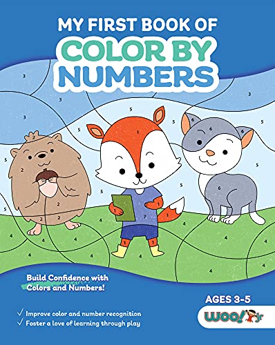 My First Book of Color by Numbers: (Build Confidence with Colors and Numbers) (Woo! Jr. Kids Activities Books)