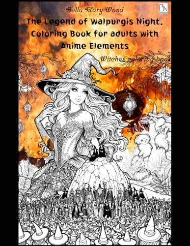 The Legend of Walpurgis Night. Coloring Book for adults with Anime Elements: Walpurgis Night coloring book The Legend of Walpurgis Night. Coloring Book for adults with Anime Elements: Walpurgis Night coloring book von Independently published