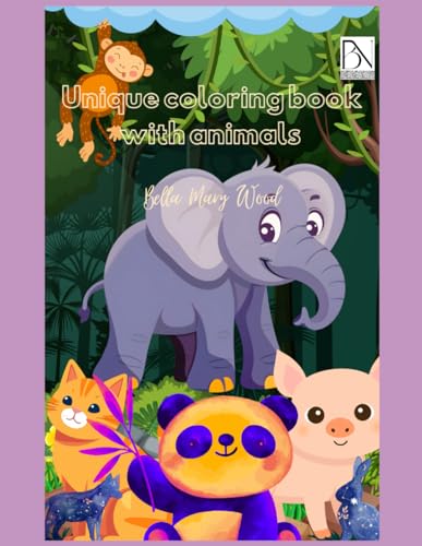 Unique coloring book with animals: Activity book for kids and adults Unique coloring book with animals: Activity book for kids and adults von Independently published