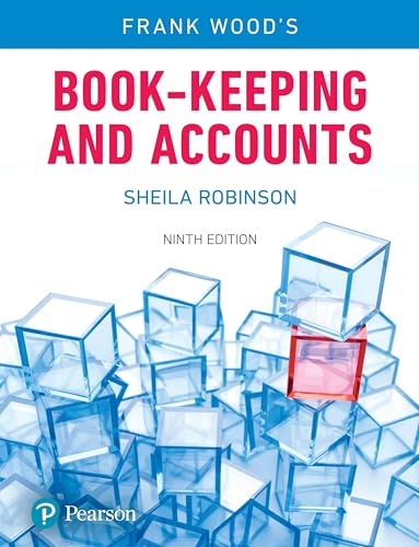 Frank Wood's Book-keeping and Accounts, 9th Edition von Pearson