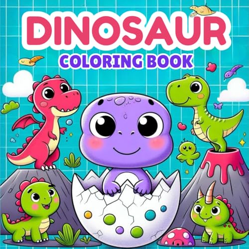 Dinosaur Coloring Book: Big Fun with Little Dinosaurs – Perfect for Kids Who Love Dinos von Independently published