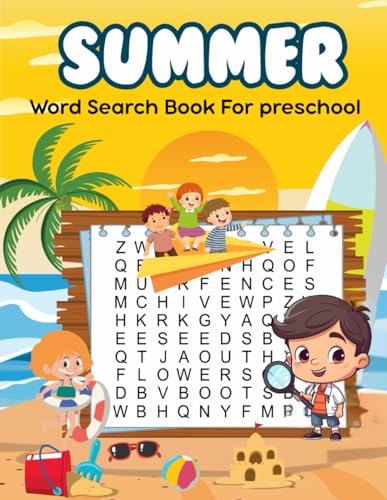 Summer Word Search Book for Preschool: Large Print Word Search Puzzles for Kids With Attractive Words Summer Word Search Book for Preschool: Large Print Word Search Puzzles for Kids With Attractive Words von Independently published