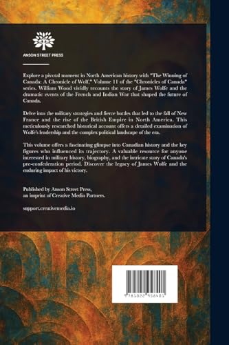 The Winning of Canada von Anson Street Press