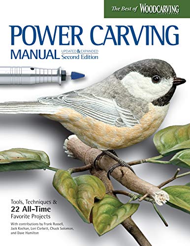 Power Carving Manual: Tools, Techniques & 22 All-Time Favorite Projects: Tools, Techniques, and 22 All-Time Favorite Projects von Fox Chapel Publishing