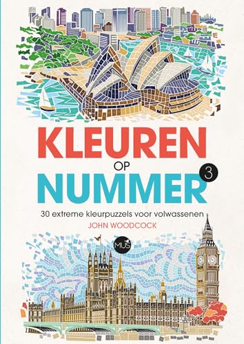 3 (Kleuren op nummer: 30 extreme kleurpuzzels voor volwassenen)