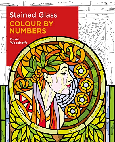 Stained Glass Colour by Numbers (Arcturus Colour by Numbers Collection) von Arcturus