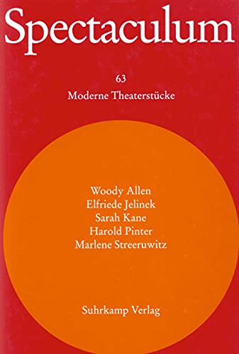 Spectaculum 63: Fünf moderne Theaterstücke von Suhrkamp Verlag AG
