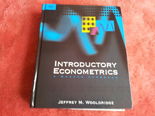 Introductory Econometrics: A Modern Approach
