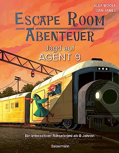 Escape Room Abenteuer - Jagd auf Agent 9: Ein interaktiver Rätselkrimi für die ganze Familie von 8 bis 88 von Bassermann, Edition