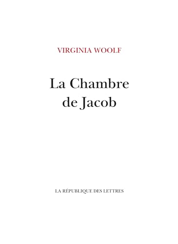 La Chambre de Jacob von REPUBLIQUE LETT