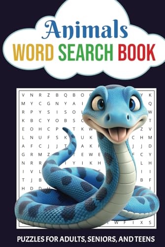 Animal Word Search Puzzle Book: Fun and Relaxing Puzzles for Animal Lovers: Discover 50+ Word Search Puzzles Featuring Fascinating Wildlife | Great for Relaxation, Learning, and Brain Training Animal Word Search Puzzle Book: Fun and Relaxing Puzzles for Animal Lovers: Discover 50+ Word Search Puzzles Featuring Fascinating Wildlife | Great for Relaxation, Learning, and Brain Training von Independently published