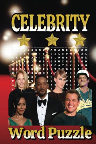 Celebrity Word Puzzle: A Fun and Entertaining Word Search Book Featuring Famous Celebrities! Celebrity Word Puzzle: A Fun and Entertaining Word Search Book Featuring Famous Celebrities! von Independently published