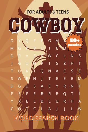 Cowboy Word Search Book: A Fun and Challenging Word Search Book for Cowboy and Western Fans! Cowboy Word Search Book: A Fun and Challenging Word Search Book for Cowboy and Western Fans! von Independently published