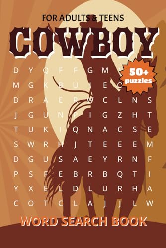 Cowboy Word Search Book: A Fun and Challenging Word Search Book for Cowboy and Western Fans! Cowboy Word Search Book: A Fun and Challenging Word Search Book for Cowboy and Western Fans! von Independently published