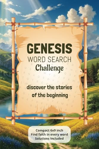 Genesis Word Search Challenge: Discover the Stories of the Beginning: Explore Faith and Creation Through Engaging Word Search Puzzles Genesis Word Search Challenge: Discover the Stories of the Beginning: Explore Faith and Creation Through Engaging Word Search Puzzles von Independently published