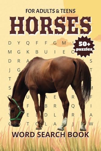 Horses Word Search Book: A Fun and Engaging Word Search Book for Horse Lovers of All Ages! Horses Word Search Book: A Fun and Engaging Word Search Book for Horse Lovers of All Ages! von Independently published